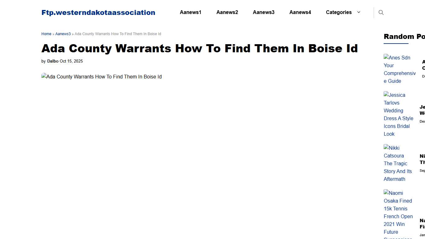 Ada County Warrants How To Find Them In Boise Id