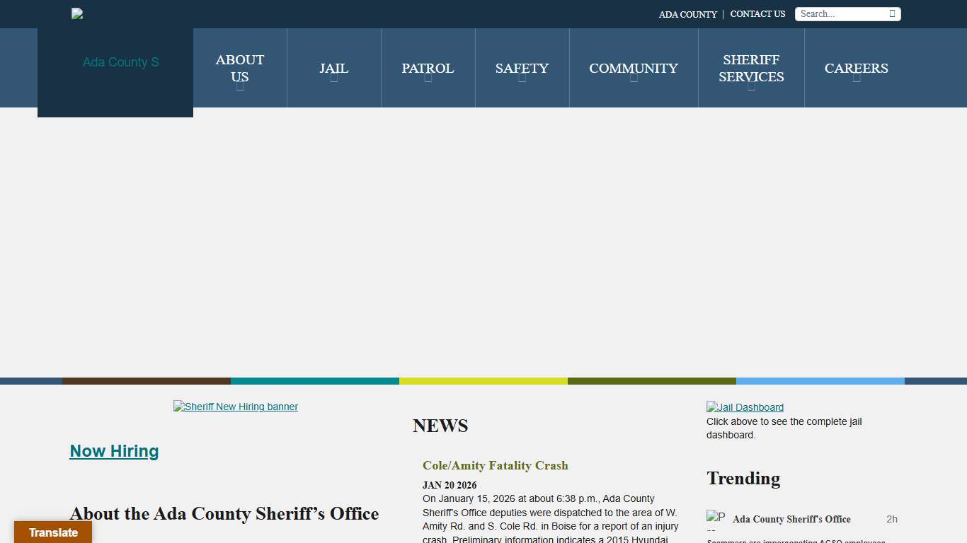 Home - Ada County Sheriff